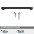 thumbnail image 5 of Amerock Faircrest 7-9/16 inch (192mm) Center-to-Center Oil-Rubbed Bronze Cabinet Pull, 5 of 7