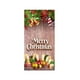 thumbnail image 2 of Tapiz elástico navideño de poliéster para puerta, 35 x 79 pulgadas, rojo, verde y dorado | Tapiz decorativo resistente a las arrugas para fiestas navideñas, hogar y pared divisoria., 2 of 6