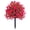 T1#B,22inch, variant on Artificial Geranium Flowers with Stake, UV Resistant Fake Outdoor Bushes, Realistic Silk Faux Flowers for Front Porch Patio Garden Decor, Artificial Shrubs for Outside