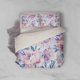 thumbnail image 2 of 3D Púrpura Rosa Floral Funda de edredón Set Ropa de cama Set Fundas de almohada 102, 2 of 2