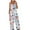 White, variant on Utoimkio Women's Plus Size Halter Baggy Jumpsuits Bib Overalls for Women Summer Casual Loose Adjustable Strap Sleeveless Rompers Solid Wide Leg Long Pants with Pockets