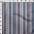 thumbnail image 3 of oneOone Cotton Poplin Blue Fabric Stripes Quilting Supplies Print Sewing Fabric By The Yard 56 Inch Wide, 3 of 4