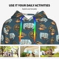 thumbnail image 4 of Salouo Miniature Ship In Bottle Pattern Hoodie Sweatshirts for Women, Autumn Pullover Hoodie Workout Sweat Women's Long Sleeve Preppy Sweatshirts-X-Large, 4 of 7
