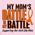 thumbnail image 2 of CafePress - My Battle Too (Mom) Orange Infant Bodysuit - Baby Light Bodysuit, Size Newborn - 24 Months, 2 of 4