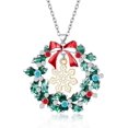 thumbnail image 1 of Collar de Navidad para mujer, colgante de corona navideña, regalos de joyería para las fiestas, regalos de joyería de Año Nuevo para mujeres y adolescentes, 1 of 5