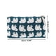 thumbnail image 2 of 1 Pc Bolsa Cosmética Grande para Mujeres con Osos Polares para Viajes Vacaciones Baño Azul Blanco de Lona, 2 of 3