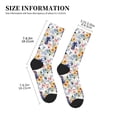 thumbnail image 3 of Rocae Lilies Flowers for Adult Socks Casual Athletic Stretchy Loose Socks for Women Men Non-Slip Middle Tube Socks, 3 of 7