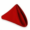 thumbnail image 1 of Lann's Linens - 12 Dozen 20" Oversized Cloth Dinner Table Napkins - Machine Washable Restaurant/Wedding/Hotel Polyester Fabric - Red, 1 of 4