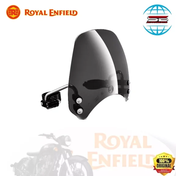 Genuine Black Tinted Flyscreen for Royal Enfield Meteor