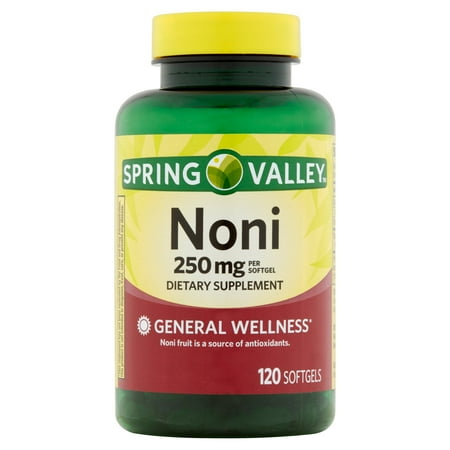 Spring Valley Noni Softgels, 250 mg, 120 Ct