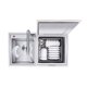 thumbnail image 3 of Mini Lavavajillas, Mini Lavavajillas Portátil Ustrasound Con Carga USB, Lavadore de Platos de Cocina Liviana para Vije, Atramento, Dormitorio, 100-240 V, 3 of 7