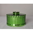 thumbnail image 4 of Elegante lámpara colgante vintage con pantalla de cristal a rayas verdes, ideal para comedor y dormitorio, 4 of 5