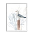 thumbnail image 5 of Stupell Industries Relaxed Nautical Seagull Beach Bird Blue Sea Coral, 24 x 30, Design by Lucille Price, 5 of 5