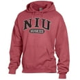 thumbnail image 2 of Men's Comfort Wash  Cardinal Northern Illinois Huskies Lightweight Fleece Pullover Hoodie, 2 of 3
