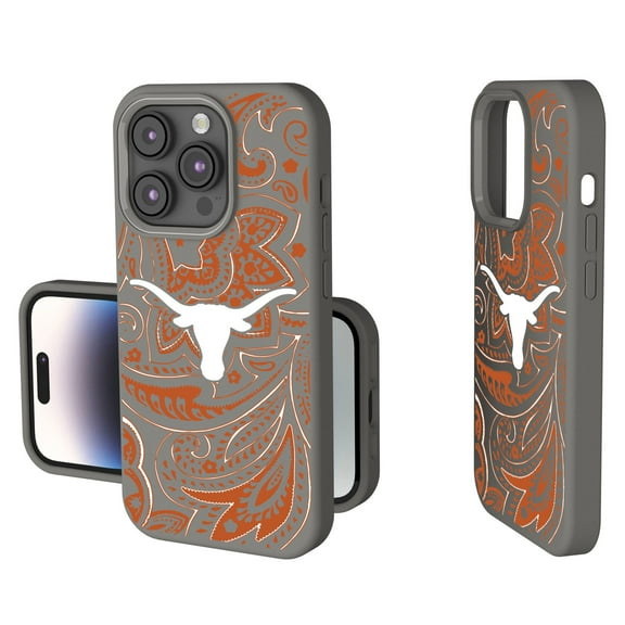 Texas Longhorns Paisley iPhone Soft Touch Case