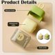 thumbnail image 2 of Reusable & Washable Mini Lint Roller Set, 2Pcs Travel Size - Portable for Clothes, Travel, Home Use, Mini Lint Remover with Storage Case, 2 of 5