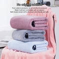 thumbnail image 2 of Bxaolu 2 Pack Premium Bath Towels Set, 27" x 55", Microfier Polyester, Lightweight and Highly Absorbent Quick Drying Towels, Perfect for Daily Use, Grey, 2 of 9