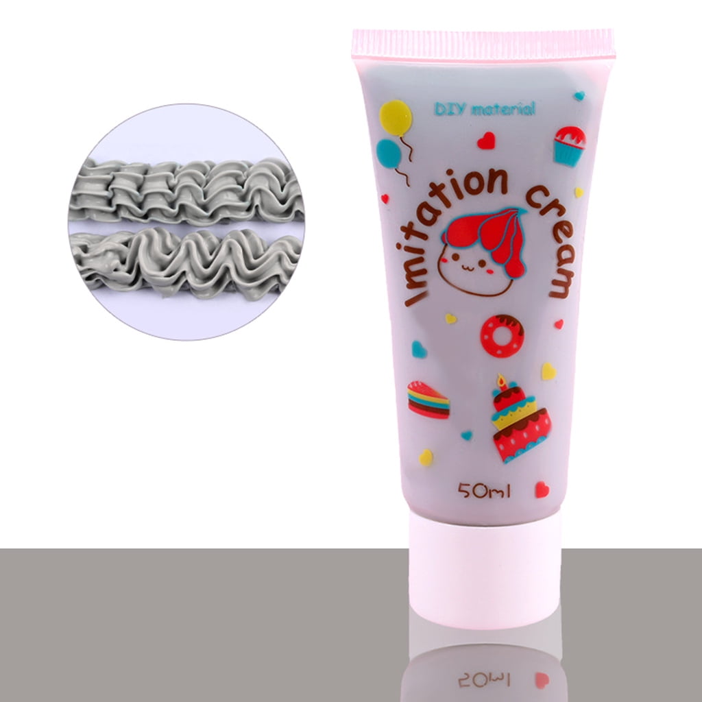 5 Colors 50ML Luminous Simulation Cream Glue Set Handmade DIY Mobile Phone  Shell Jewelry Decoration Materials 