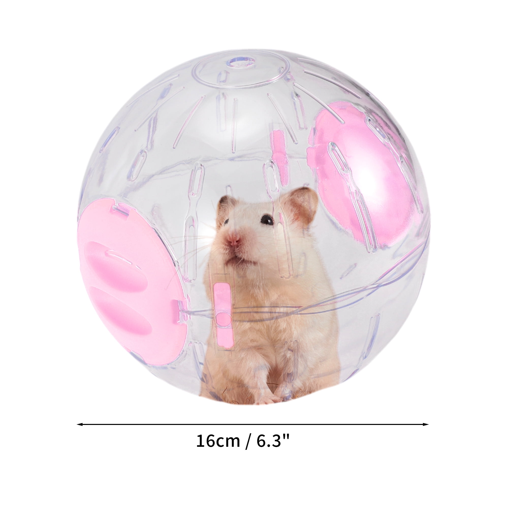 Unique Bargains Hamster Exercise Ball for Exercise Running Pink 6.3inch