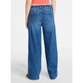 thumbnail image 3 of No Boundaries High Rise Baggy Wide Leg Jeans, 32" Inseam, Women's and Women's Plus Sizes XXS-4X, 3 of 5
