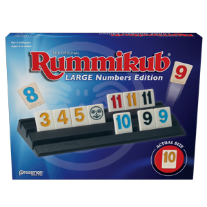 Pressman Rummikub Large Number Edition Tile Game