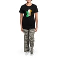 thumbnail image 4 of CafePress - Sinn Féin Small Women's Dark Pajamas - Women's Short Sleeve Print T-Shirt and Pants Dark Cotton Pajama Set, 4 of 7