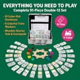thumbnail image 4 of Dominoes Playbees Tren Mexicano doble 12, 91 fichas, 4 of 9