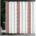 thumbnail image 3 of Ambesonne Rose Shower Curtain, Art Classical Victorian Motifs, 69"Wx75"L, Pale Redwood, 3 of 4