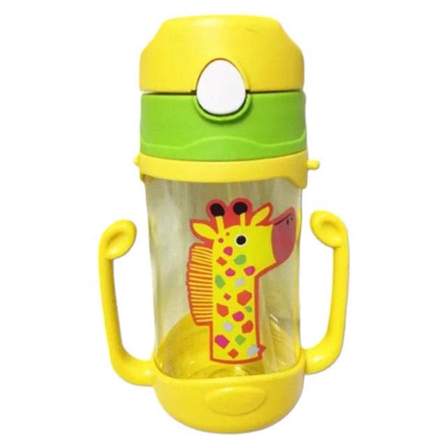 Taza De Paja De 400Ml, Botella De Paja Con Correa, Taza De Paja Colgante De Silicona Para Niños, Taza De Paja Colgante Segura, Botella De Paja Colgante Suave Para Niños Para Exteriores Monstrate BA000726-03