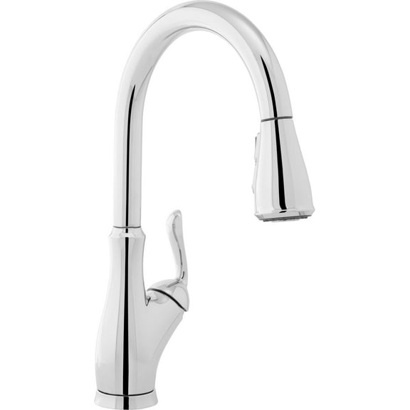 Proflo Pfxc9512 Roystone 1.8 GPM Single Hole Pull Down Kitchen Faucet - Chrome