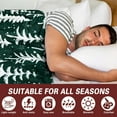 thumbnail image 5 of Christmas Tree Throw Blanket 50x60 Inch Merry Christmas Green Blankets Soft Lightweight Cozy Plush Blanket for Holiday Xmas Christmas Decor Gifts, 5 of 6
