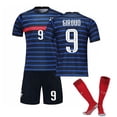 thumbnail image 1 of New9 # Kits de fútbol para niños y adultos Camiseta de entrenamiento de camiseta de fútbol Traje 22-23 U-XL- BmatwkZeng Bmatwe Jersey, 1 of 2