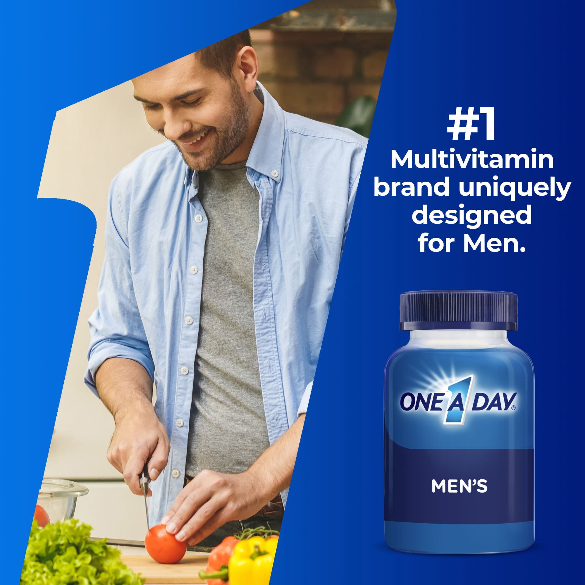 One A Day Men's VitaCraves Gummies, Multivitamins for Men, 70 Count