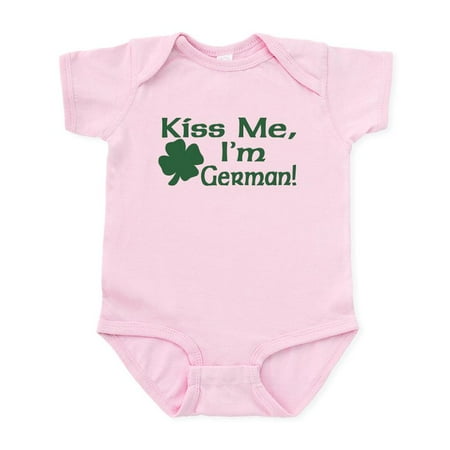 

CafePress - Kiss Me I m German Infant Bodysuit - Baby Light Bodysuit Size Newborn - 24 Months