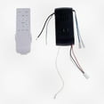 thumbnail image 3 of Universal Ceiling Fan Remote Control Kit with 6-Speed Timing Function, 40W Replacement Remote for DC Ceiling Fans and Lights, 3 of 5