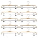 thumbnail image 1 of 10 Pack Wooden Trousers/Skirt Hangers with Coat Clothes Hangers, 1 of 5