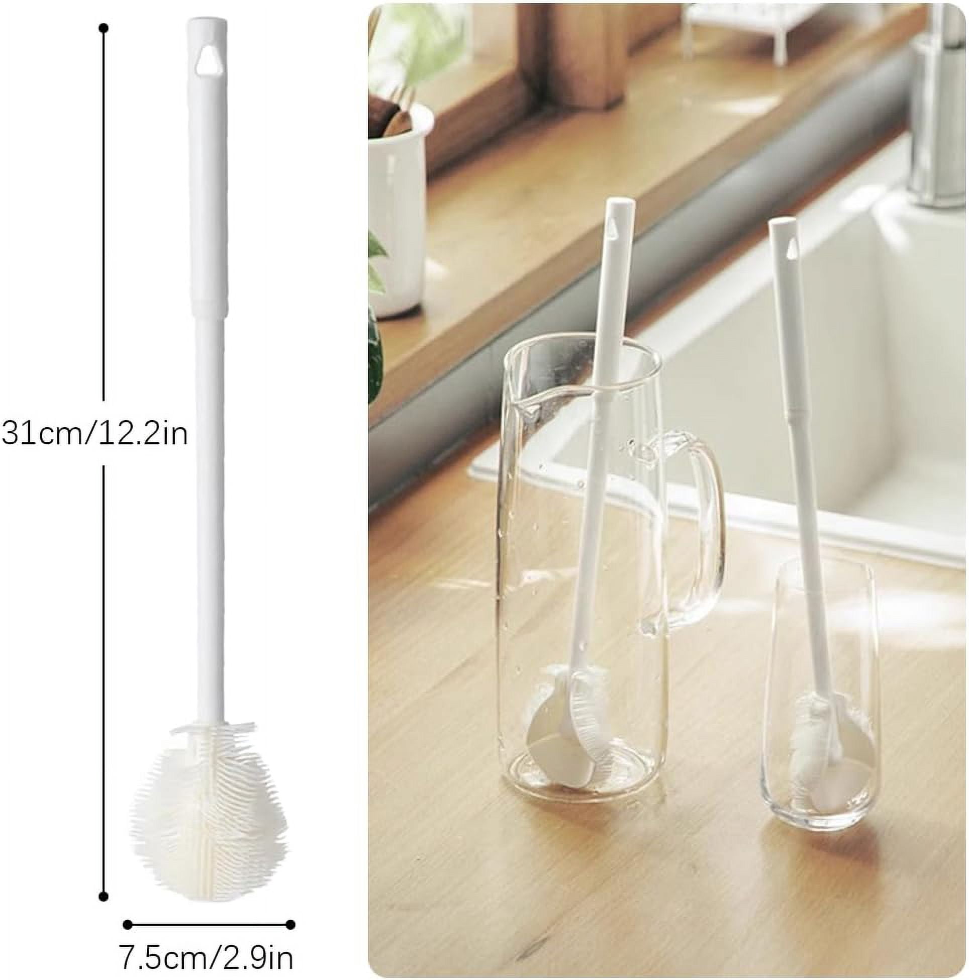 2024 New Flexible 360 Degrees Soft Bristle Silicone Cup Brush (1)