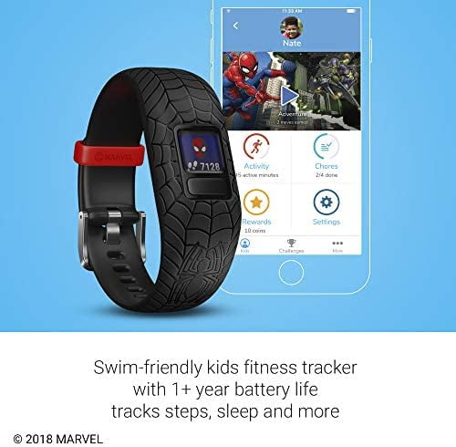 vivofit jr 2 spider man black