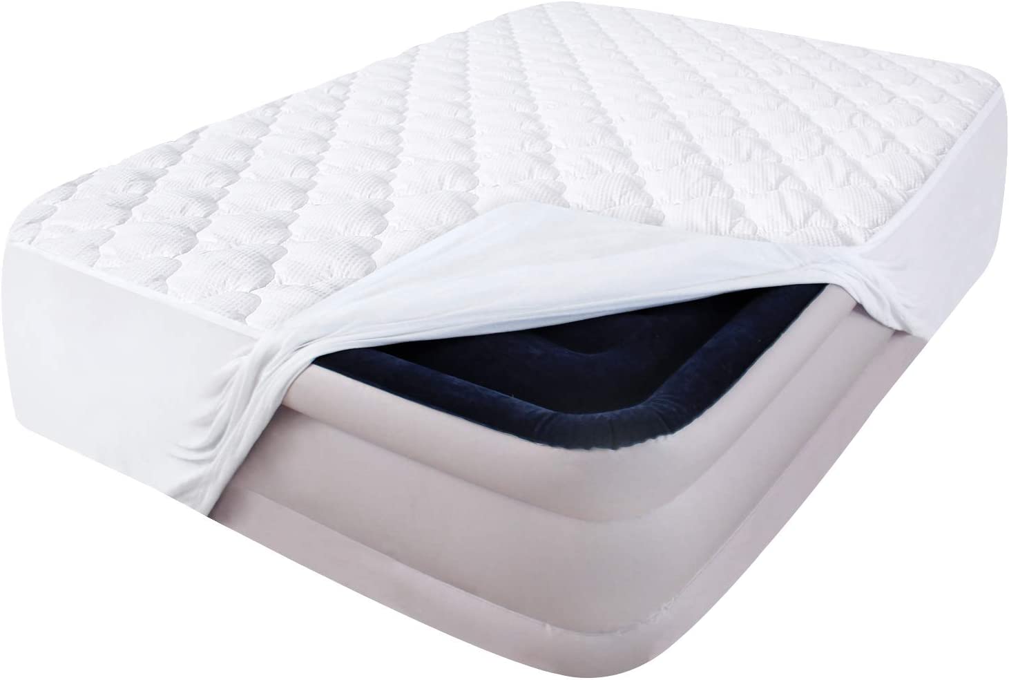Queen Mattress Pad Thick Quilted Mattress Topper Air Mattress Cover