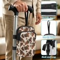 thumbnail image 5 of COEQINE Forearm Crutch Bag Walking Cane Accesories Cute Cowhide Cow Print Elbow Crutch Storage Organizer, 2 Zippered Pockets, Lightweight, Hands-Free, for Adults & Seniors, 5 of 7