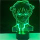 thumbnail image 4 of Saiki K Anime Lamp The Disastrous Life Of Saiki K para dormitorio Acrílico Lámpara 3d Decoración Nightlight Niños Fans Cumpleaños Regalo de Navidad (remote Touch Black Feliz Sencillez, 4 of 4