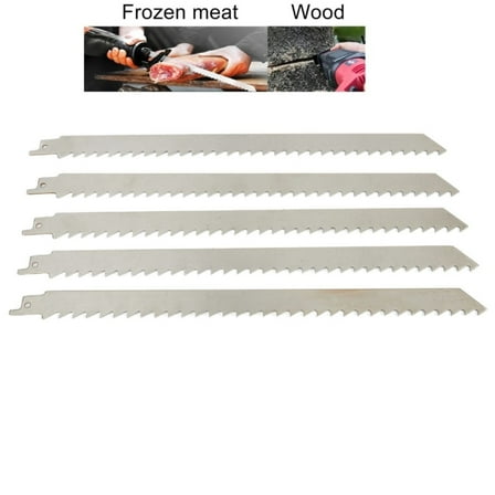 5PCS Saw Blades Reciprocating Cutting Ice and Meat Lightweight Sharp Jigsaw Blade For BOSCH Power Tools Accessories