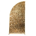 thumbnail image 2 of BalsaCircle 6 feet Gold Big Payette Sequin Double Sided Half Moon Wedding Arch Backdrop Stand Cover Party Events, 2 of 8