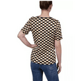 thumbnail image 3 of NY Collection Womens Petites Printed Ring Nex Blouse, 3 of 4