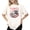 Ivory Shirt, variant on Summer Vibes Floating Highland Cow T-Shirt for Women and Teens Ivory Shirt Adult Small