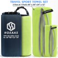 thumbnail image 2 of Toalla deportiva HOEAAS de microfibra de secado rápido XL, 76 x 152 cm, 2 of 8