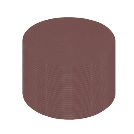 

20Pcs 5 Inch Hook and Loop Sanding Disc 1200 Grits Flocking Sandpaper Brown