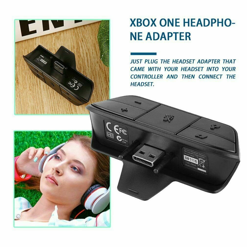 Stereo Headset Adapter Headset Audio Adapter Headphone Converter for Microsoft Xbox One Walmart