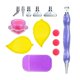 thumbnail image 1 of 13pcs 5D resina diamante pintura punto taladro bricolaje Cielo estrellado violeta SM SunniMix Bandejas de pintura de diamantes, 1 of 8
