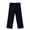 Black, variant on Bienzoe Girl's School Uniforms High Tech Durable Adjust Waist Pants Grey 14